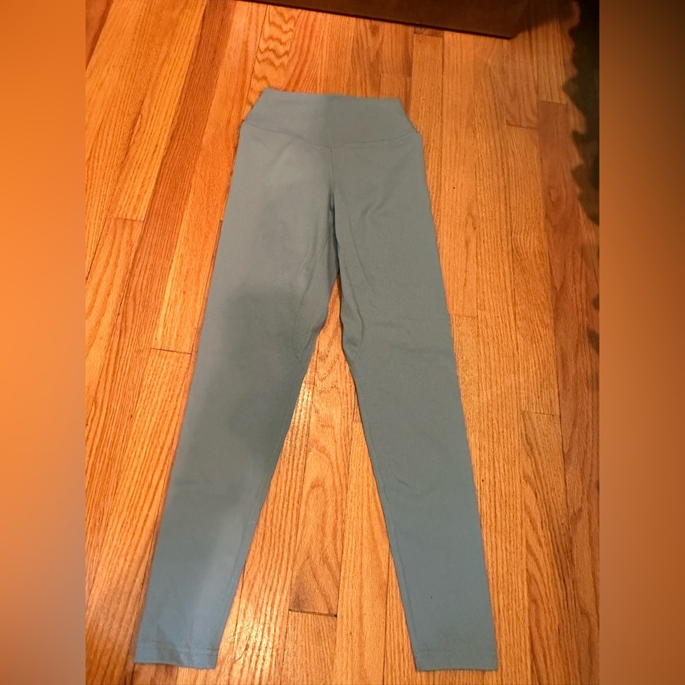 Athleta Balance Teal Leggings